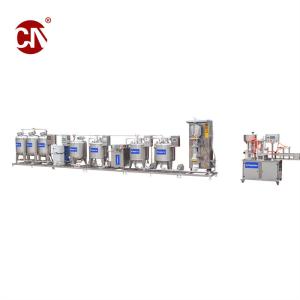 Small Yogurt Process Line with Multipurpose Milk Pasteurizer and Cooling 700 L