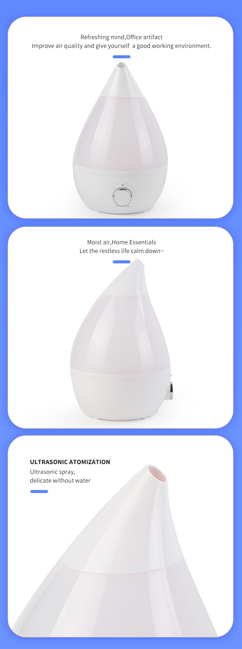 3.3L Oil Diffuser Home ABS Aroma Ultrasonic Humidifier