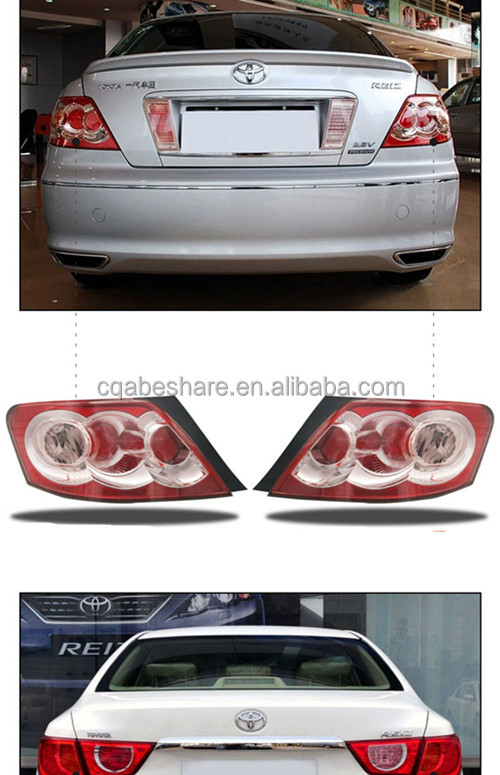 Red Car Taillights for Toyota 2006-2015 Reiz Mark X LED Rear Lamps Tail Lamp