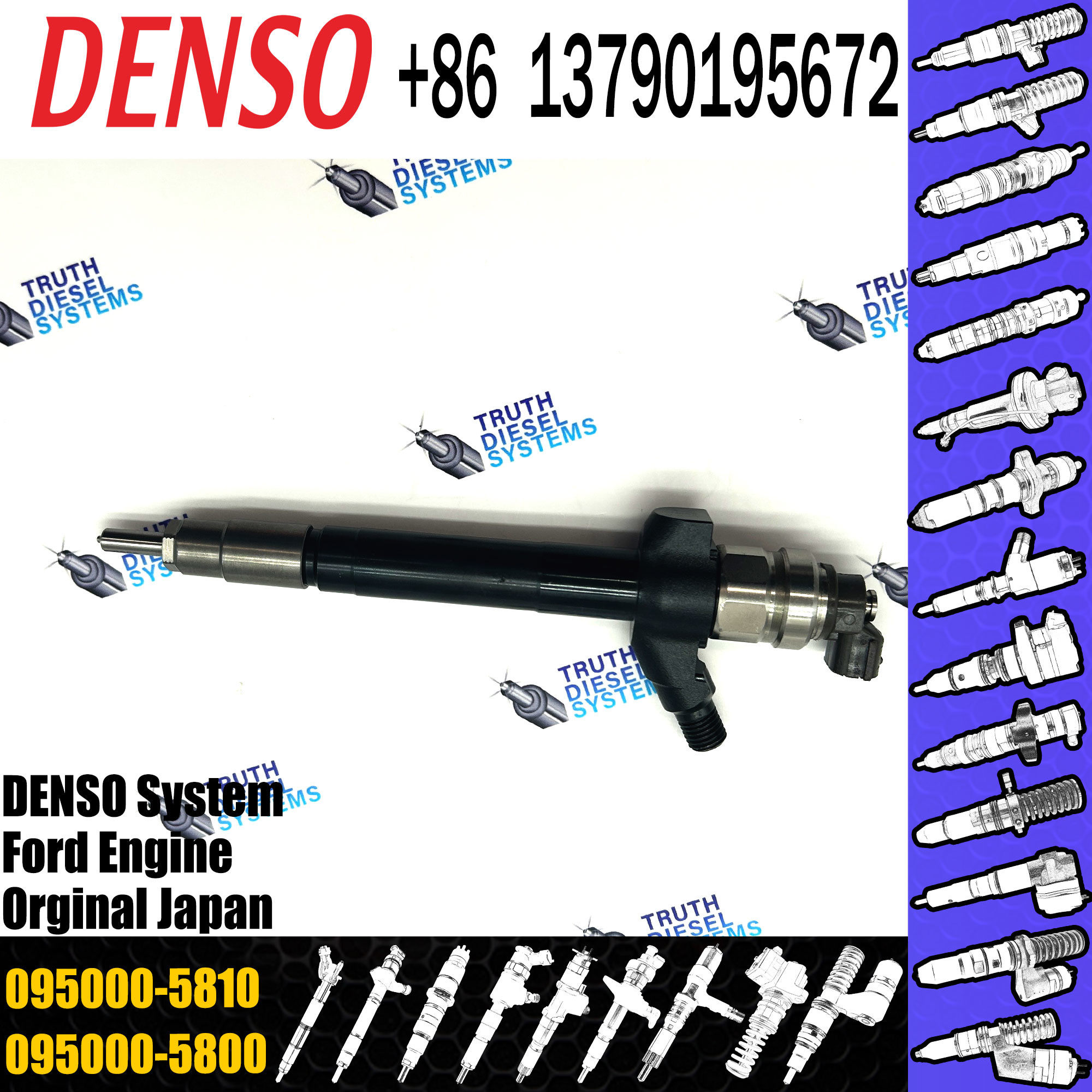 095000-6250 095000-6253 16600ec00a 16600-ec00a 16600-eb70d 16600-eb70c 16600-eb70a Common Rail Injector For Nissan YD25