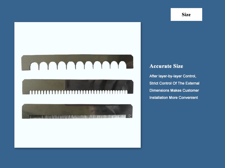 Food Processing Industrial Knife Blades For Slicing Vegetables Fruits Nuts