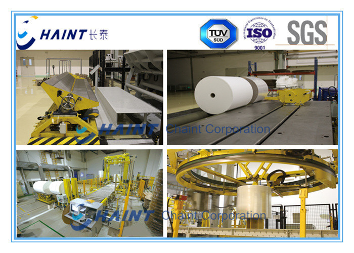 Non Woven Fabric Roll Handling Equipment High Speed Customized