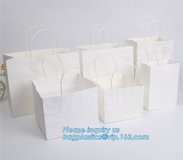 Full printed Luxury Paper Gift Bags Paper Carrier Bag Party Bag with Rope HandlesPersonalized Large Luxury Gift Shopping