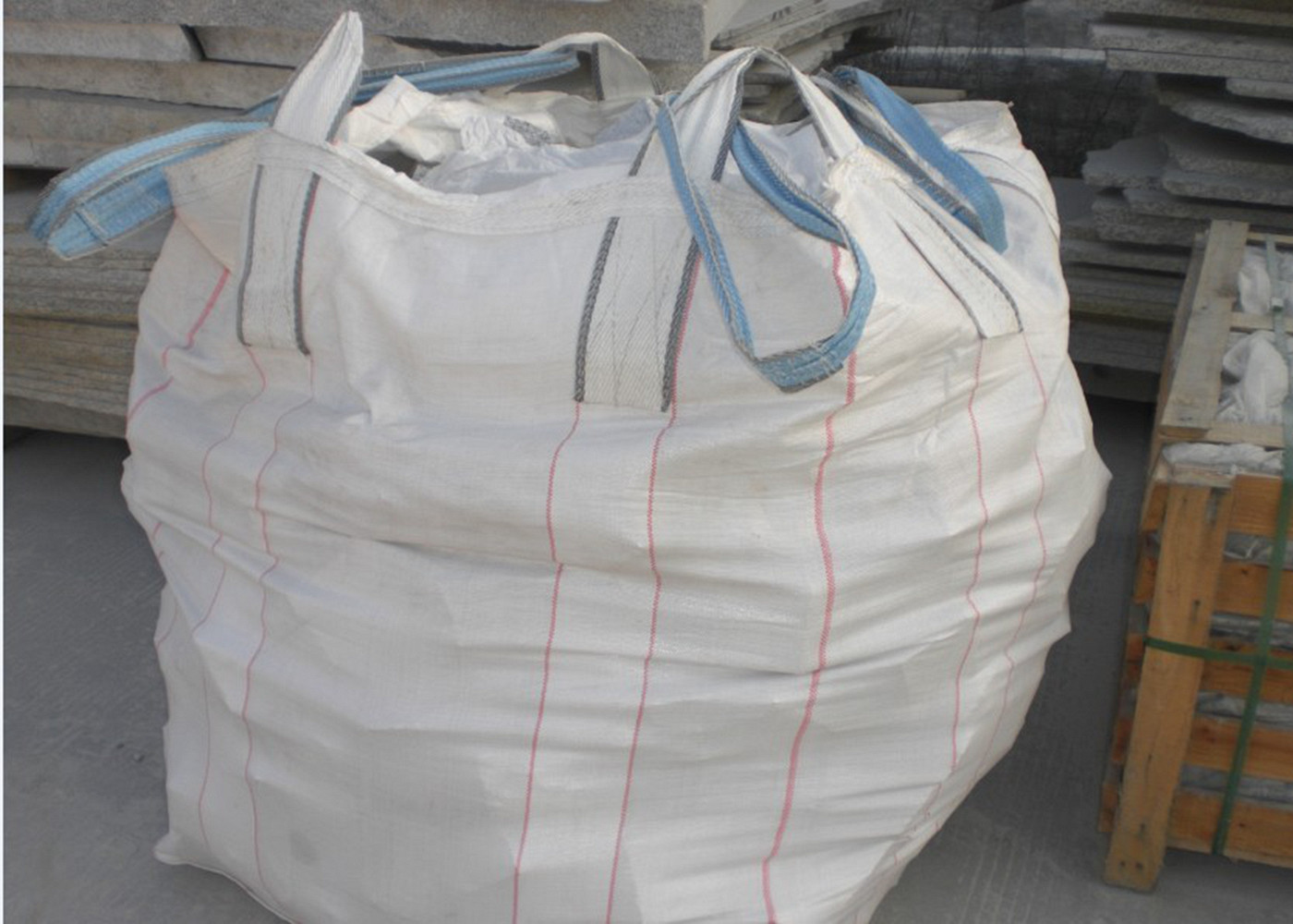 1.5 Tons 4 Panel Baffle FIBC Jumbo Bags bulk sacks For Loading Custom Color