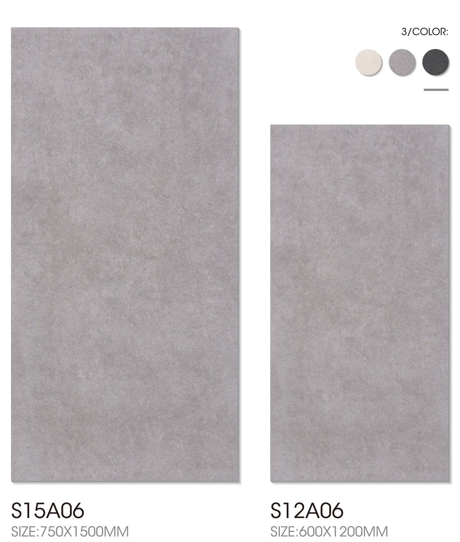 Light Grey 48"X24" Starry Glaze Baby Face Inside Floor Porcelain Tile For Bedroom
