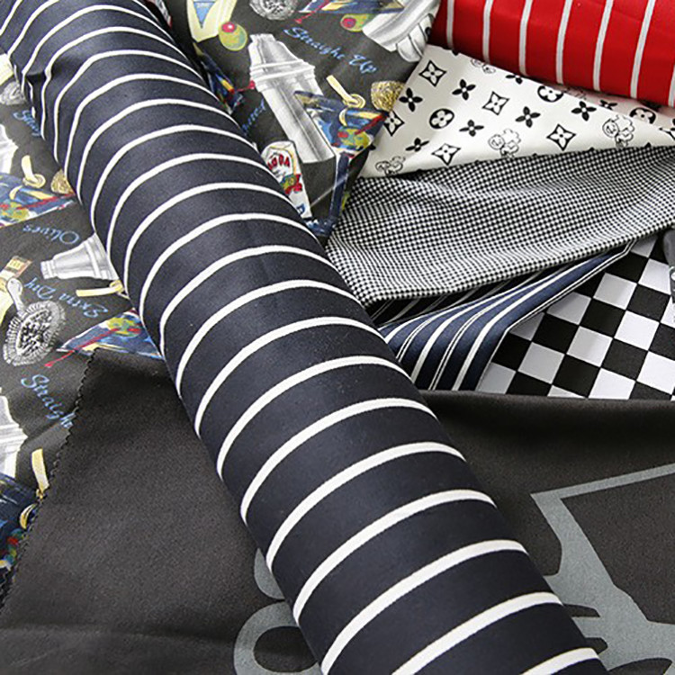 Pure 100 Cotton Printed Woven Fabric For Cloth Twill 3/1
