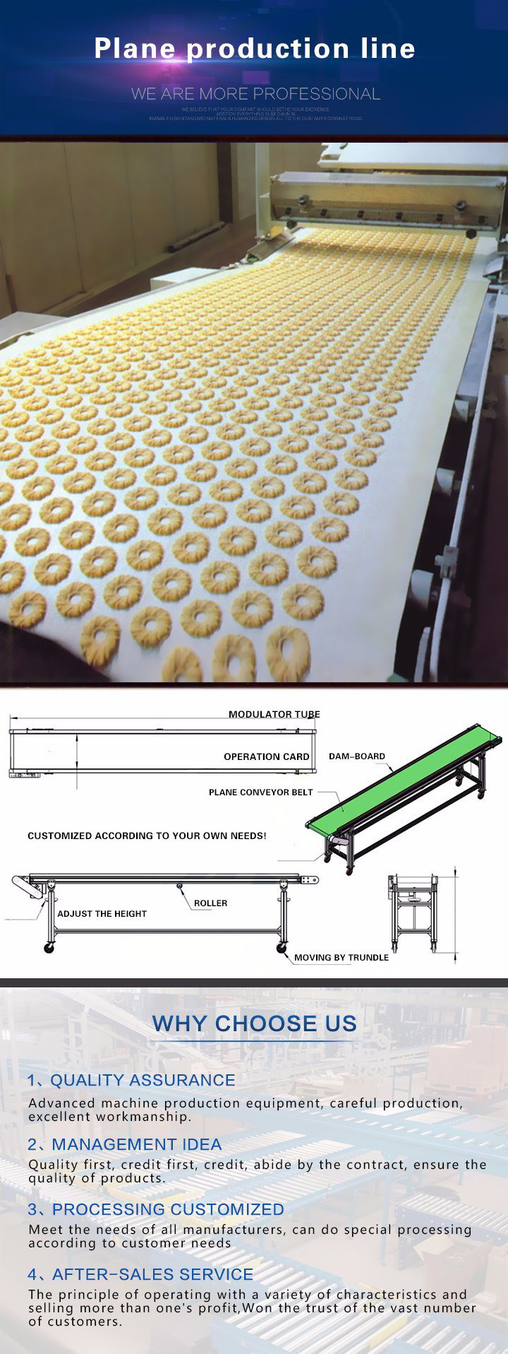 PVC / PU White Rubber Conveyor Belt Food Grade With Customized Size