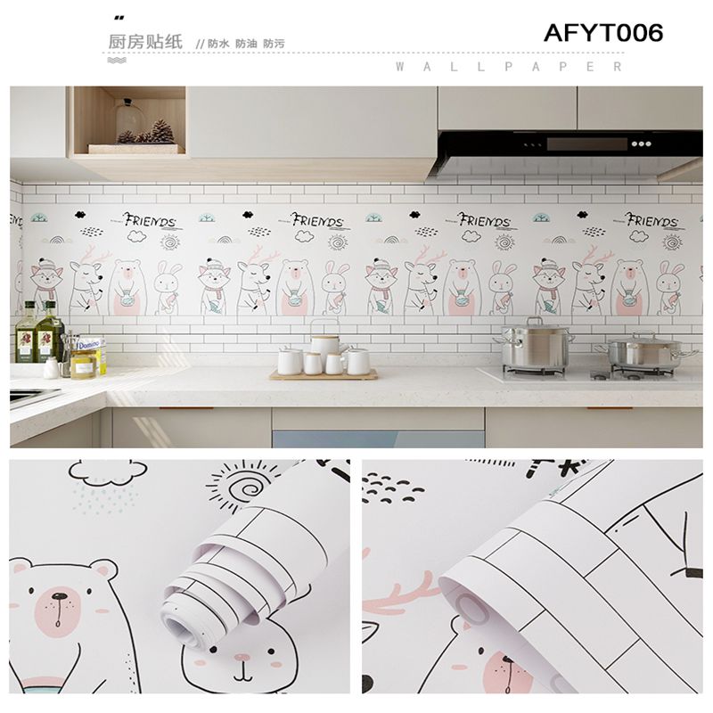 OEM/ODM YES home decor wall paper 3d Self adhesive kitchen wallpaper
