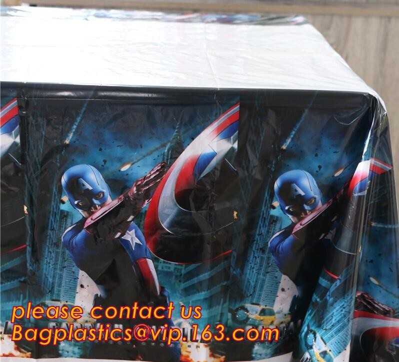 WHOLESALE DISPOSABLE PE PRINTED POLKA DOTS PARTY TABLE CLOTH, TABLE COVER,1PCS/BAG,600BAGS/CTN,SEASONAL PACKAGING TPU EV