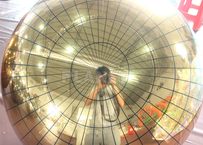 Hanging PVC Party Event Decorated Huge Inflatable Balls Inflatable Mirror Disco Ball Sphere