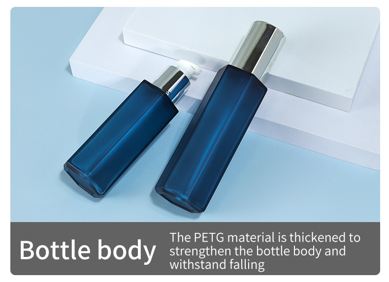 Screen Printing 120ml Transparent Plastic Bottles Hexagon Plastic Jars 50g For Sunscreen Cream