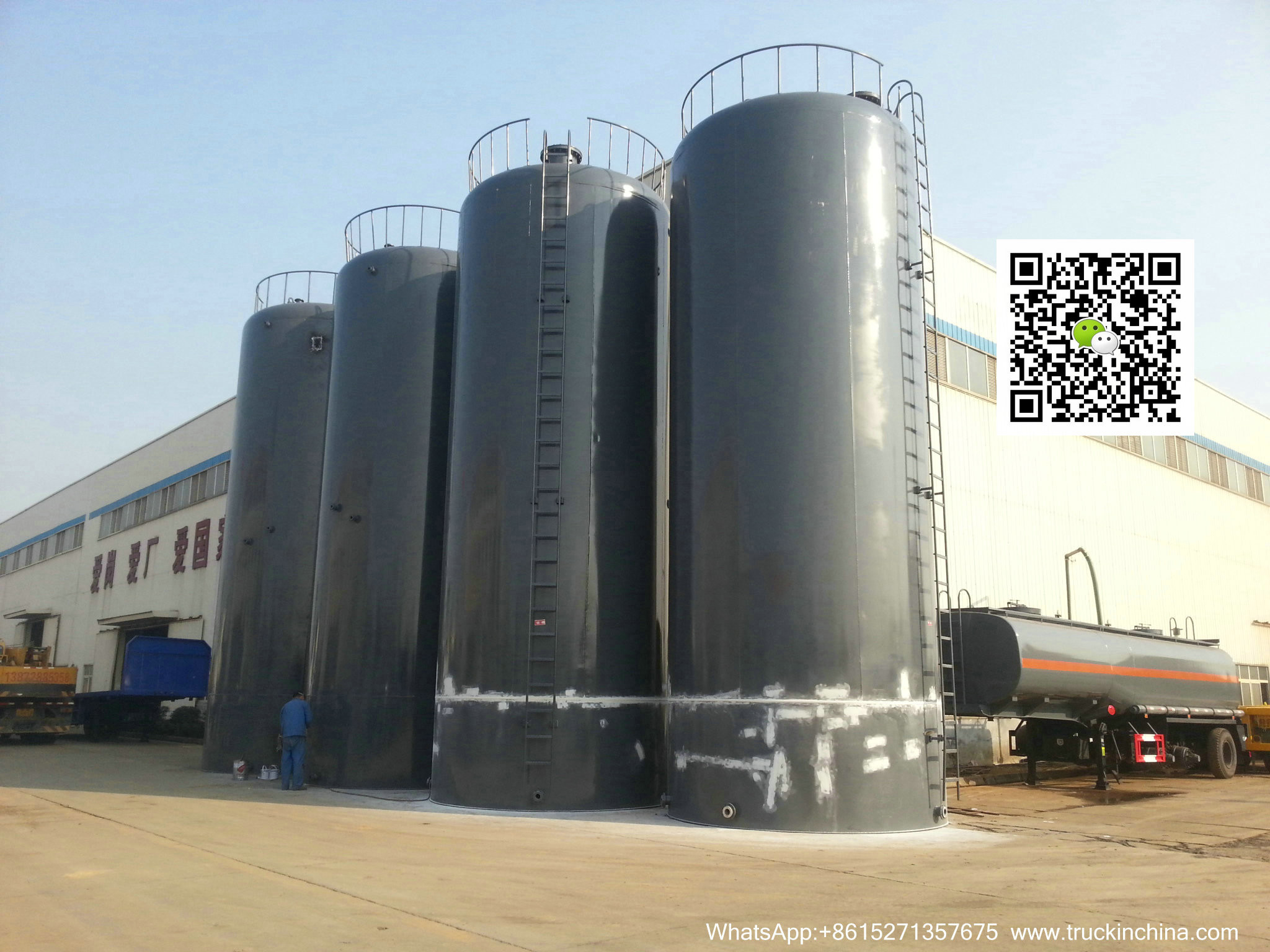 Underground Storage Tank Customize Vertical Horizontal Carbon Steel Stainless lined PE 5-200T WhsApp:+8615271357675