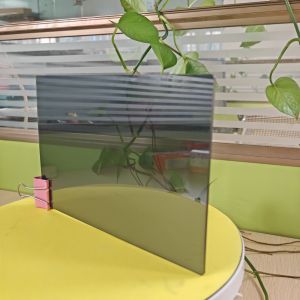 Customized Width Polycarbonate Solid Sheet High Impact Strength and B1 Fire