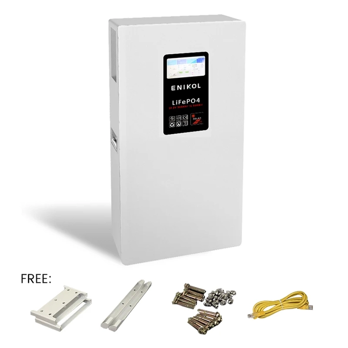51.2V Household Energy Storage Battery 48V 300AH 15KWH Wheeled Built In BMS