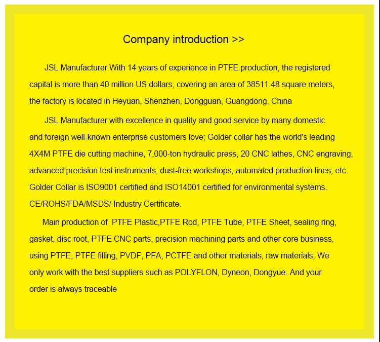 Widely Used Large Size PTFE Tubing Pure IATF 16949 Customized
