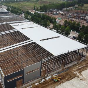 Industrial Steel Structure Building with Hot-Dip Galvanized Frame
