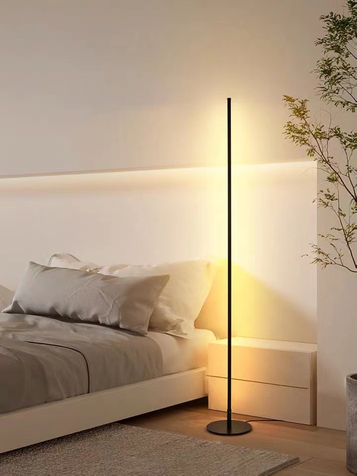 Hot Wholesale Colorful Remote Control Corner Led Floor Lamp For Home Bedroom