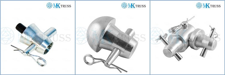 Spigot Junction Aluminum Truss Accessories Hinge/Pin/Conical for Event Stage Spare Parts