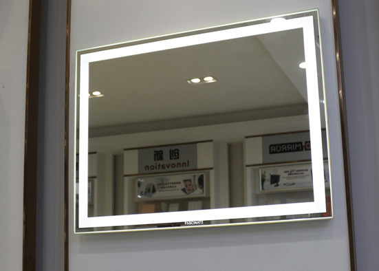 Multi Function Smart LED Bathroom Mirror / LED Illuminated Mirrors For Bathrooms