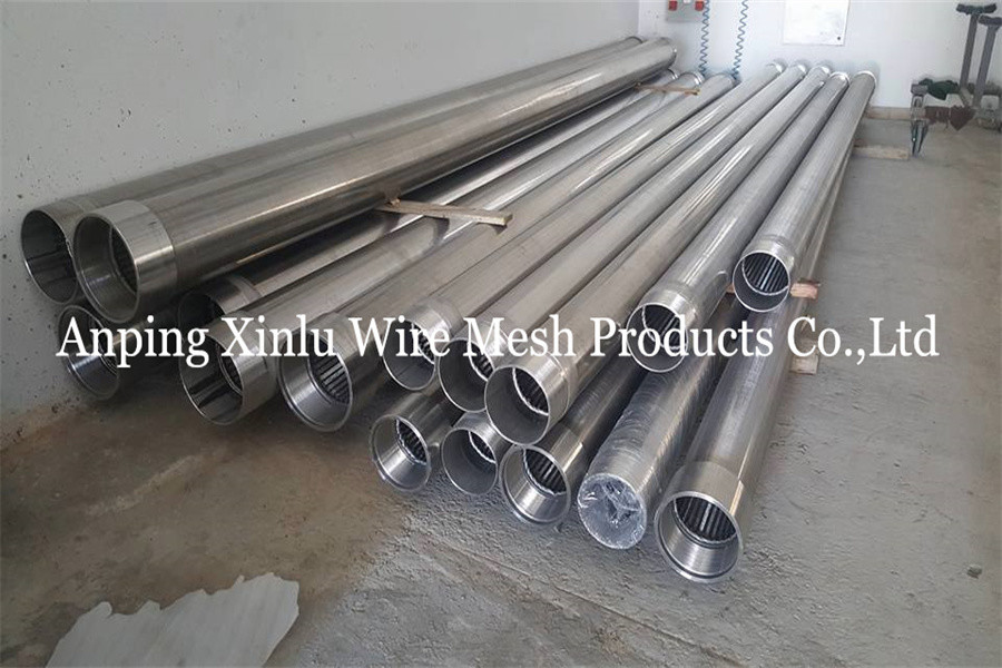 1x2mm Wedge Wire Wire Wrapped Johnson Type Screens Motor Filter 2205 Duplex Stainless Steel