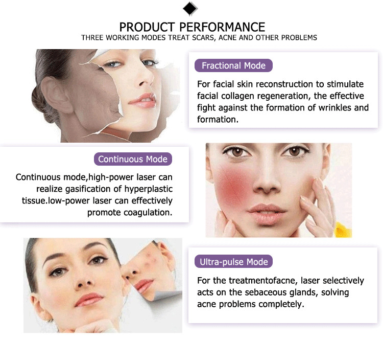 Professional hot sell collagen stimulation fractional skin tightening laser multi function machine