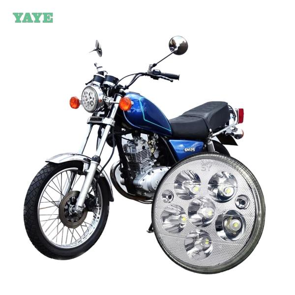 Quality YAYE 5.75 Inch GN125 LED Headlight with DC12V High Thermal Conductivity Aluminum and Daytime Running Light for sale