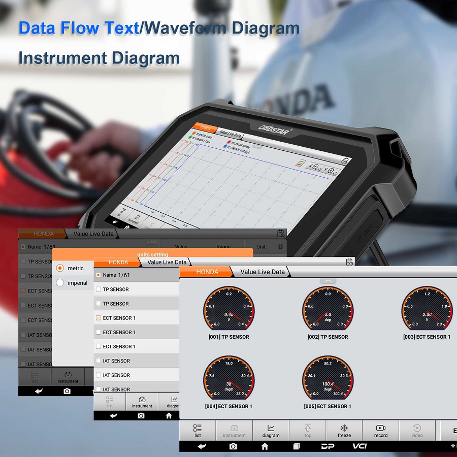 2024 OBDSTAR D800 A+B+C+D Full Configuration Marine Diagnostic Tool for Jet Ski/ Outboard/ Inboard/ Generator