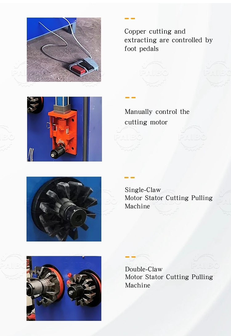 Scrap Motor Stator Recycling Machine High Purity Recovery Rate Of 99% For Customer Requirements
