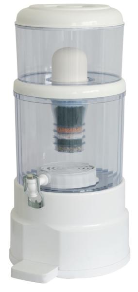 22L square Residential Water Purification Mineral Pot Water Filter Removable And