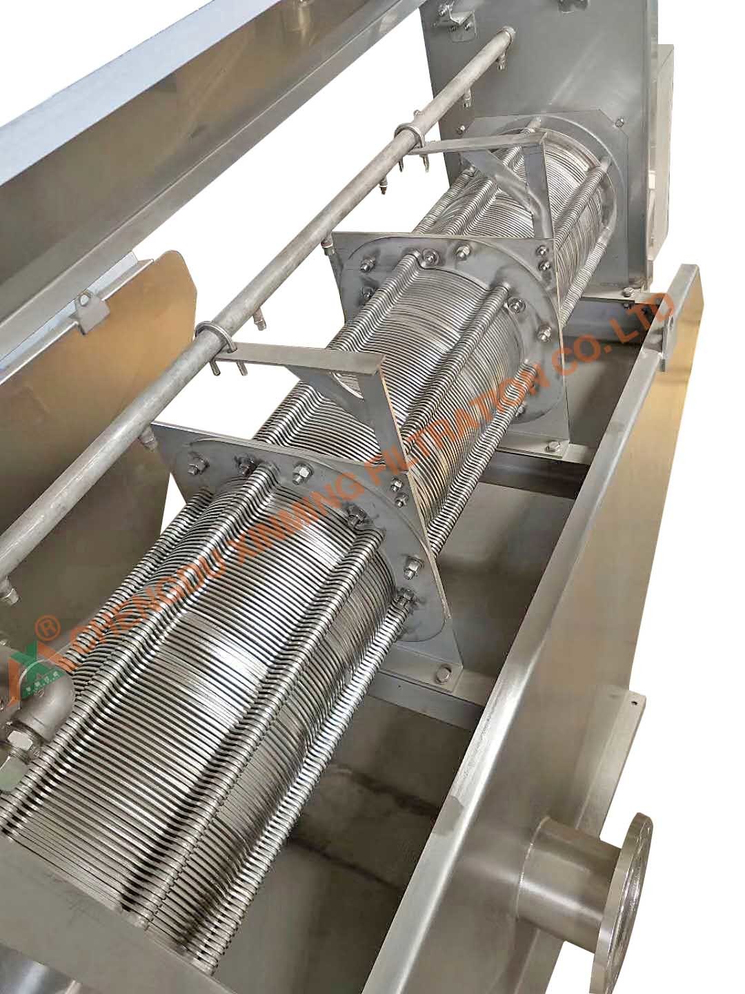 Professional Automatic Filter Press Wastewater Treatment Screw Filter Press For Butchery Sewage