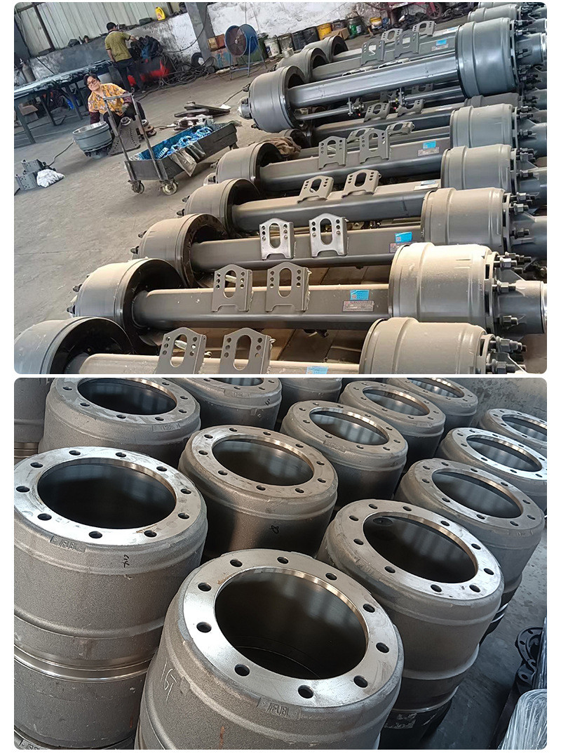 30k Lb 13T Trailer Axle Replacement With Suspension System