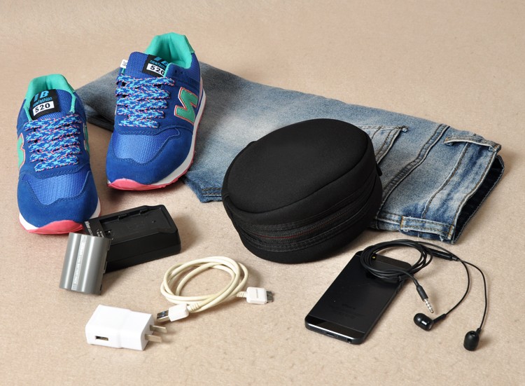 Wholesale Neoprene Portable Digital Storage Bag Cable Organizer Bag