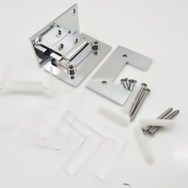 American Market 304 Stainless Steel Matt Black Frameless Pivot Glass Shower Doors Hinge