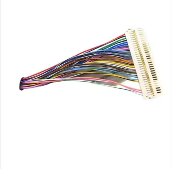 Shrink Tube Copartner LVDS Cable Assembly , 30 Pin Electronic LVDS LCD Cable