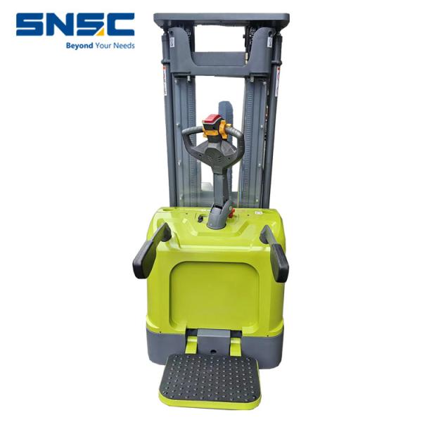 Electric Apilador Stacker 1500kg 2000kg Rider Stacker Forklift with Customer