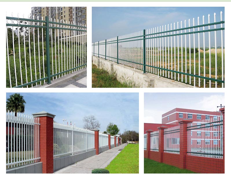 spear top pickets steel fence