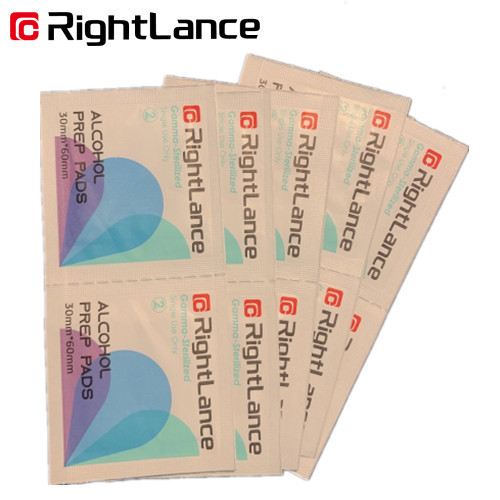 70% Isopropyl 4.3in 5.9in Alcohol Prep Swabs Cleaning Pads