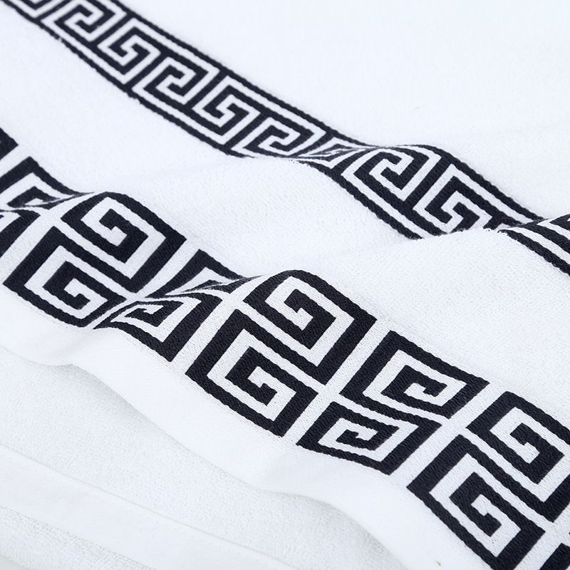End 100% Cotton Bath Towel Set Custom Logo Hotel Pool Travel Solid Color Perfect Gift