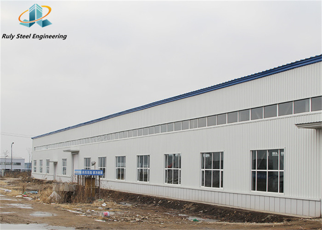 Free Design Prefabricated Steel Structure Building Construction Materials Warehouse Large Span Prefab Metal Buildings