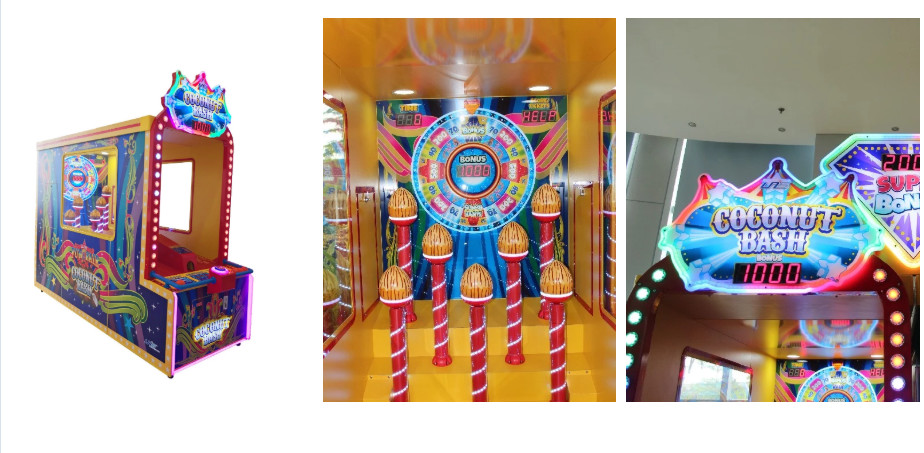 Indoor Throw Ball COCONUT BASH Redemption Arcade Machines