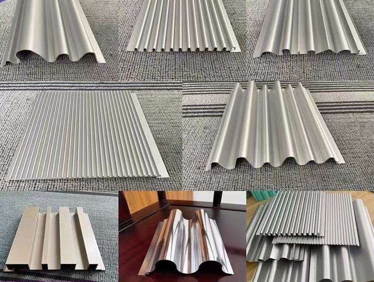 SGS Aluminium Corrugated Roofing Sheets External Wall Decorative Corrugated Metal Board