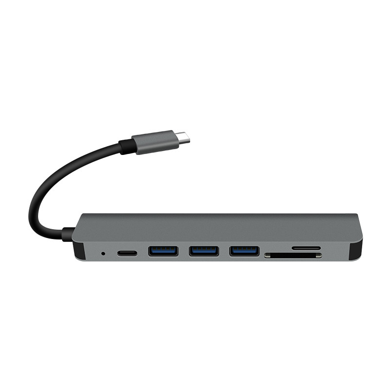  MacBook 7 In 1 HDMI SD TF Usb C Charging Docking Station Manufactures