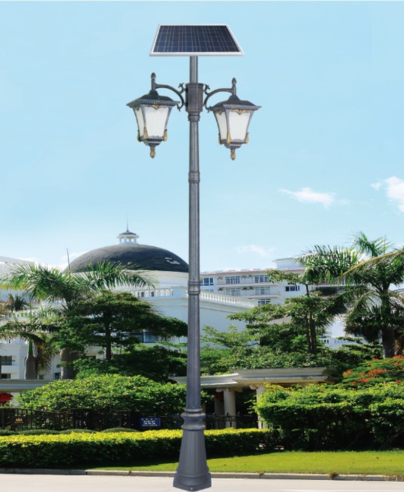 3-4m Led Solar street light led Street Lights High Transmissivity solar garden light more than 150km/h wind resistance