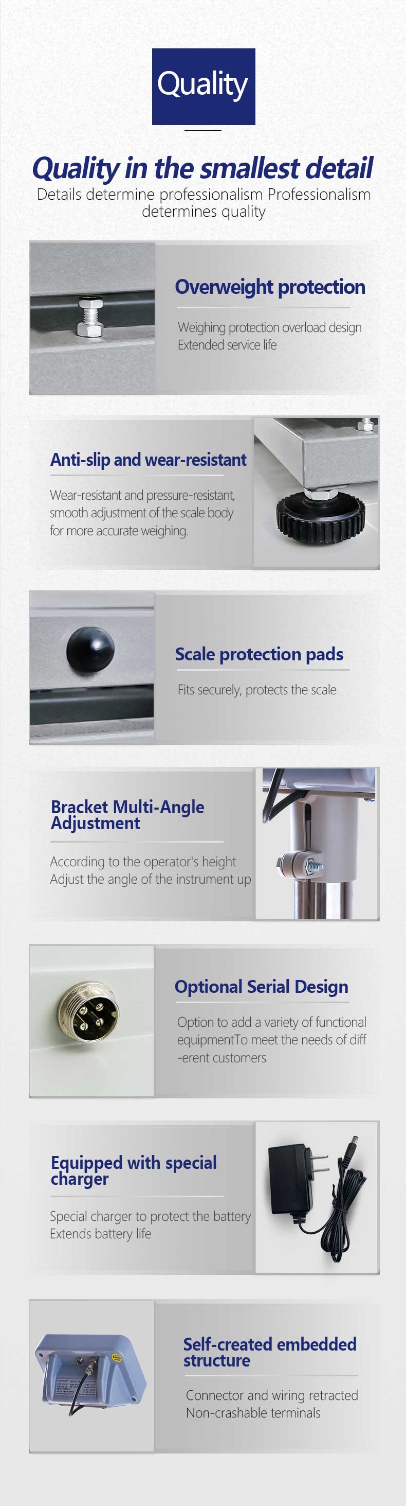 LED Display Electronic Weighing Scale for Heavy-Duty Industrial Weighing 30-800kg Range