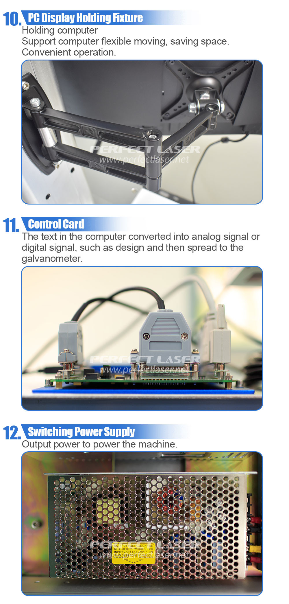 4 - 8 Position Shift Metal Laser Marker , Stainless Steel Laser Engraving Machine