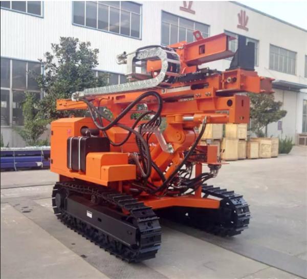 24 V Solar Pile Driver For Photovoltaic System Installation Sheet / Pile Driving