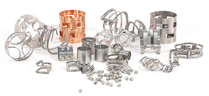 304SS 76mm Metal Random Packing For Distillation Filtration 25*0.3mm