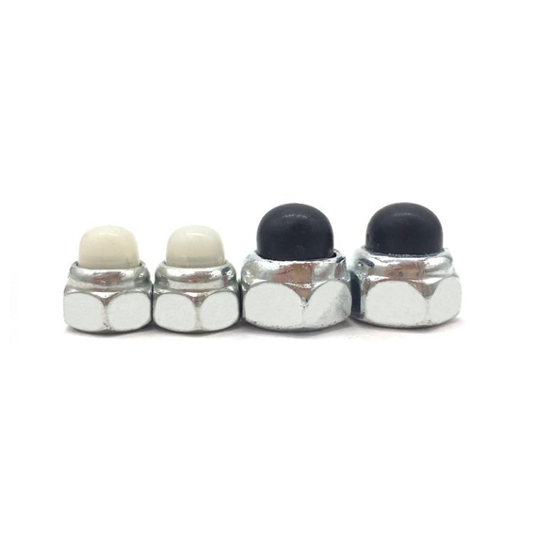 Prevailing Torque Type Hexagon Domed Cap Nuts With Nonmetallic Insert DIN 986 Self Locking Nylon Insert Domed Cap Nuts