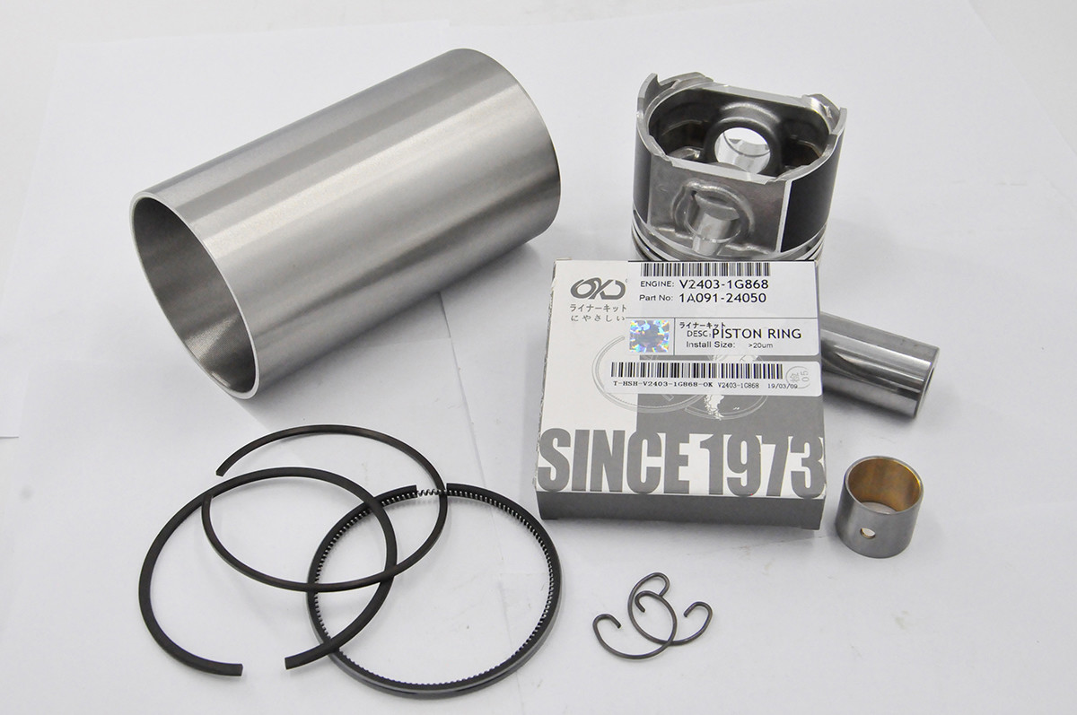V2403 Kubota Engine Spare Parts Overhaul Kit Piston Ring Set Excavator Spares