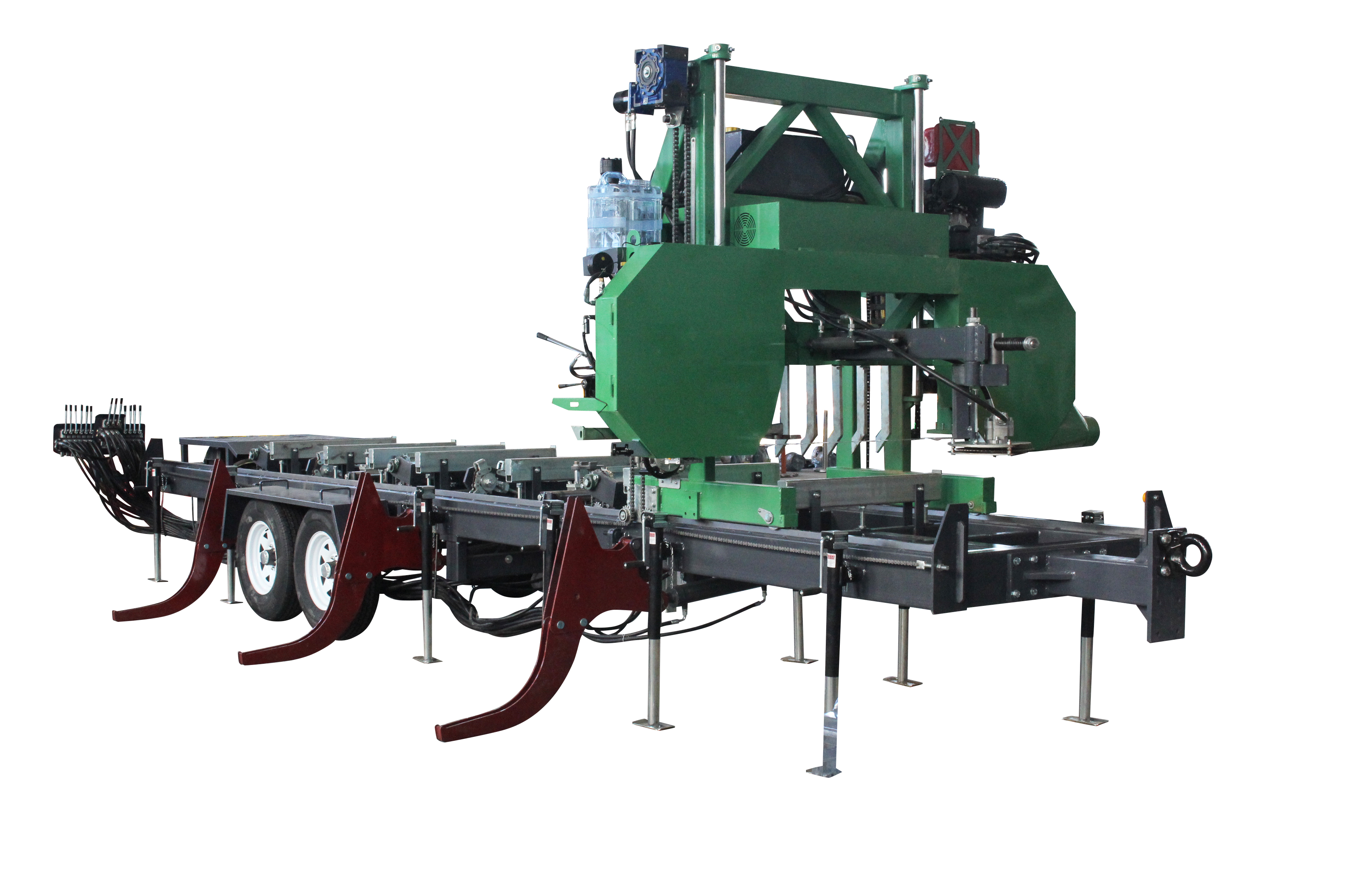Log Band Saw Type 27HP 31 Inch Portable Woodcutting Bandsaw Mill with Horizontal Design